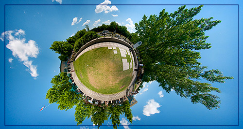 FORKS MARKET WINNIPEG Little planet panorama