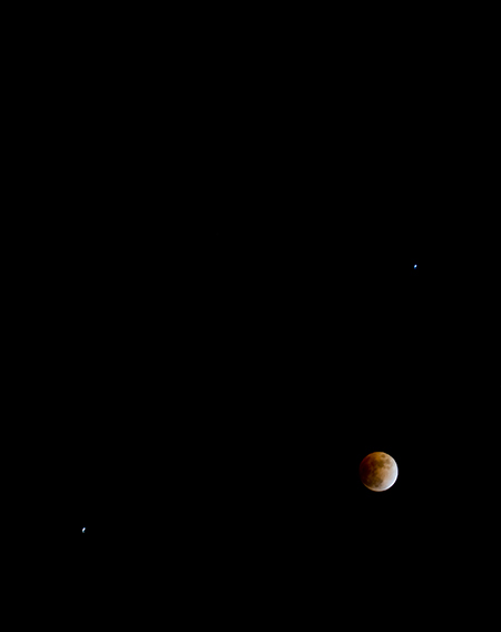 planets and moon winnipeg lunar eclipse february 20, 2008