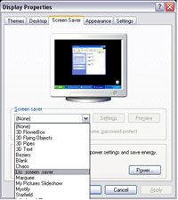 screenshot of screensaver
