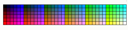 chart of colors fir monitor calibration